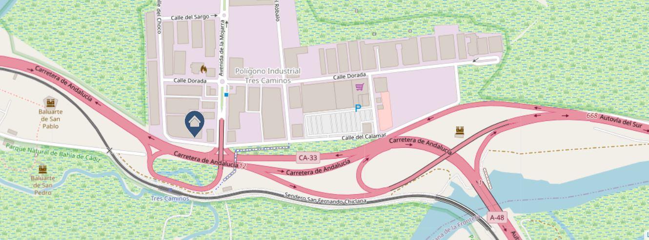 For sale of warehouse in Puerto Real