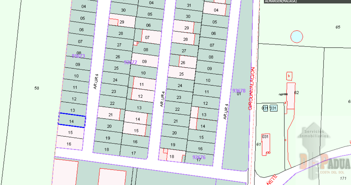 Venta de terreno en Almargen