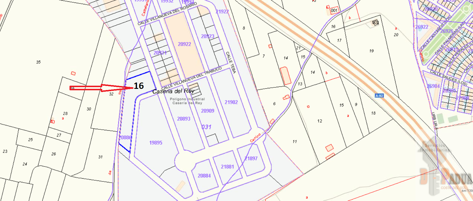 Venta de terreno en Mollina