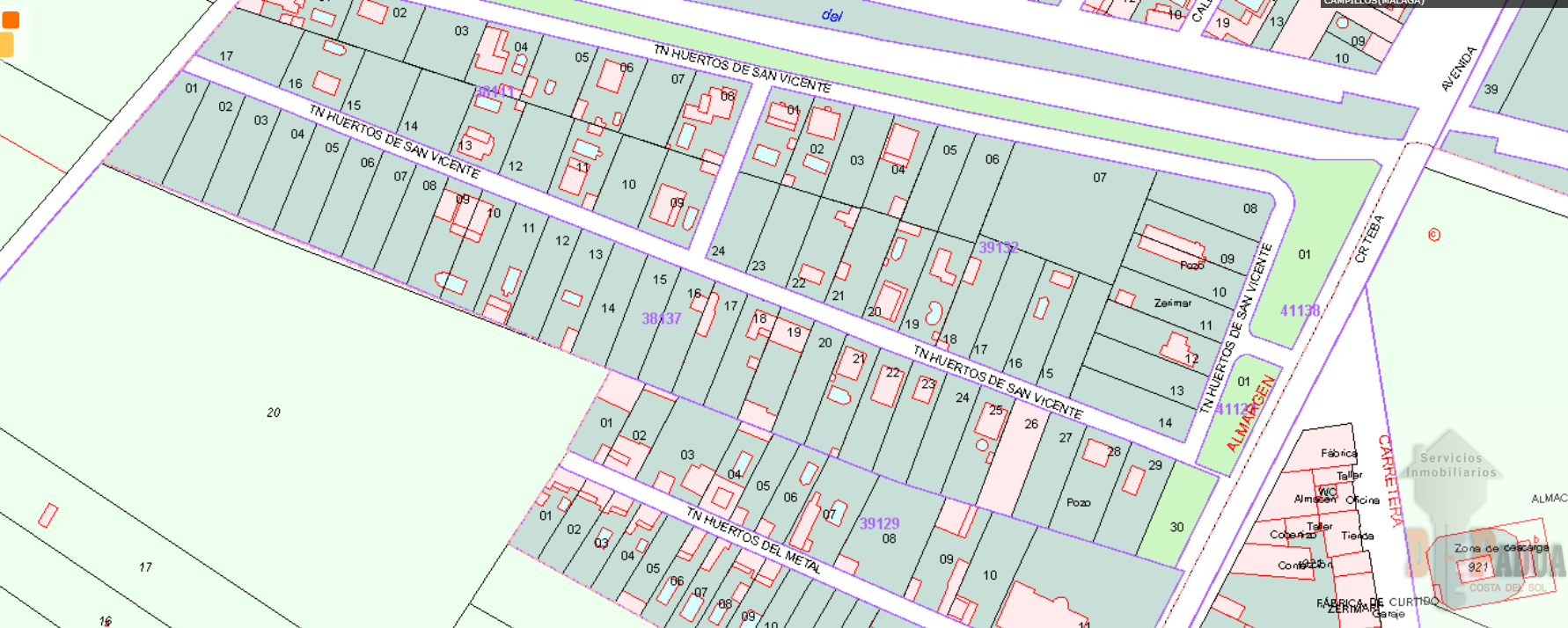 For sale of land in Campillos