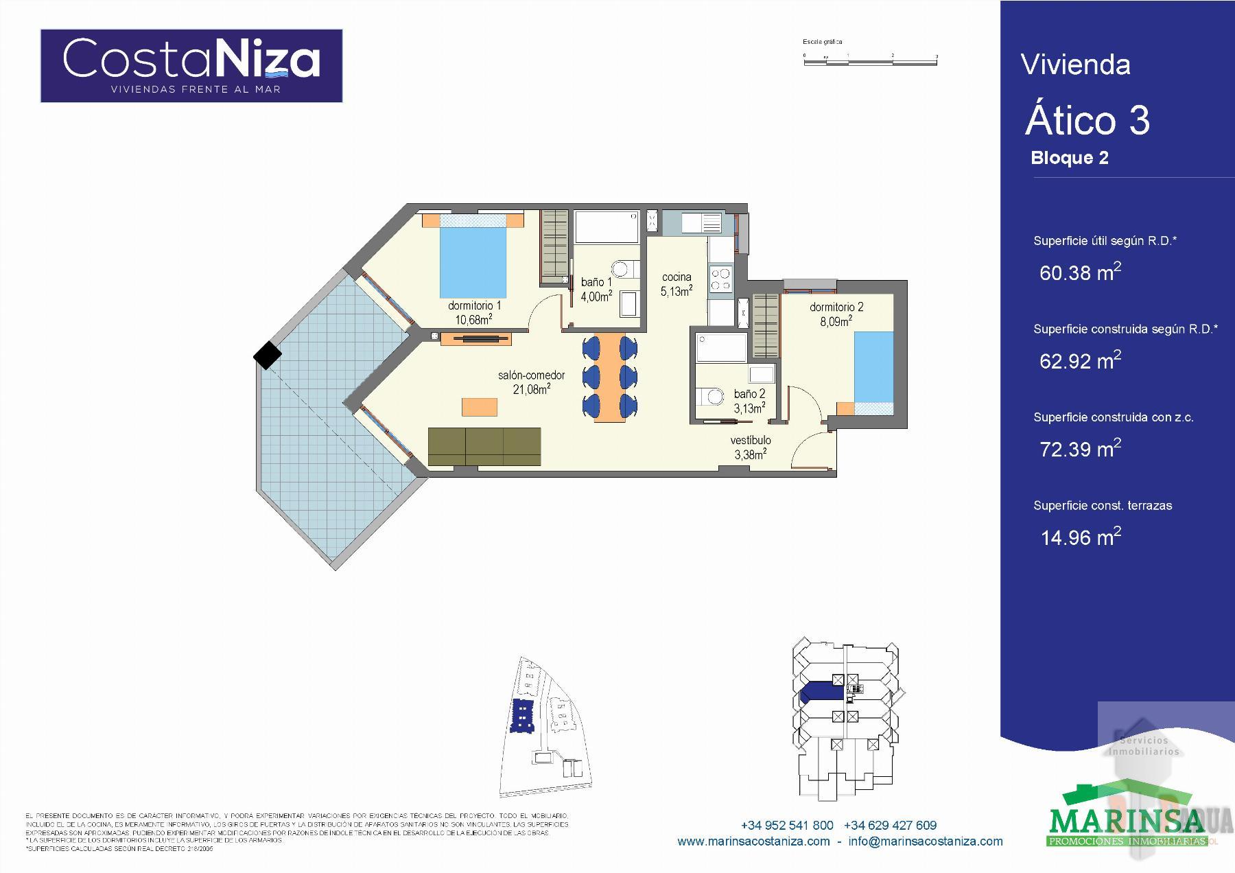 For sale of penthouse in Valle-Niza