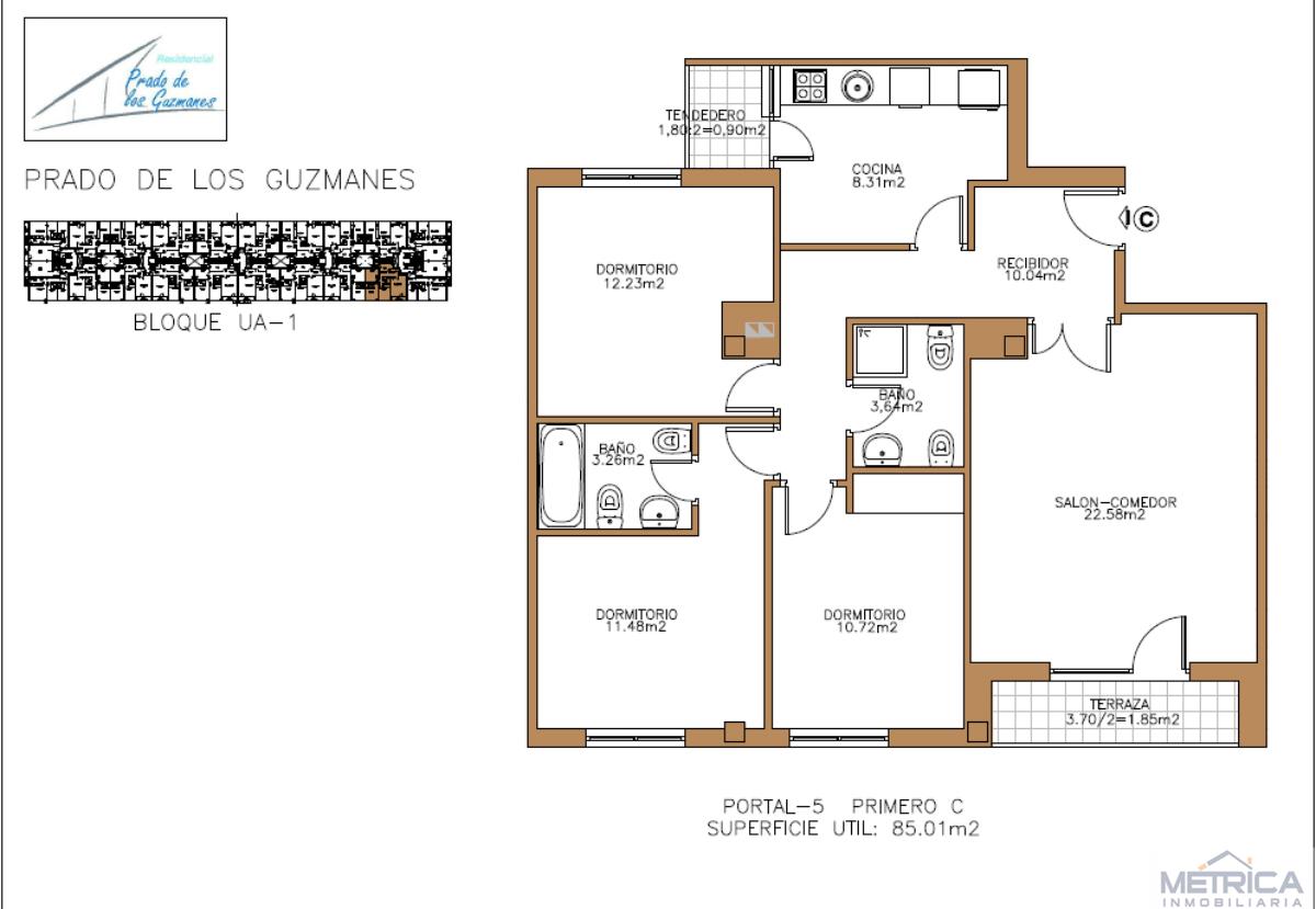 For sale of flat in Santa Marta de Tormes