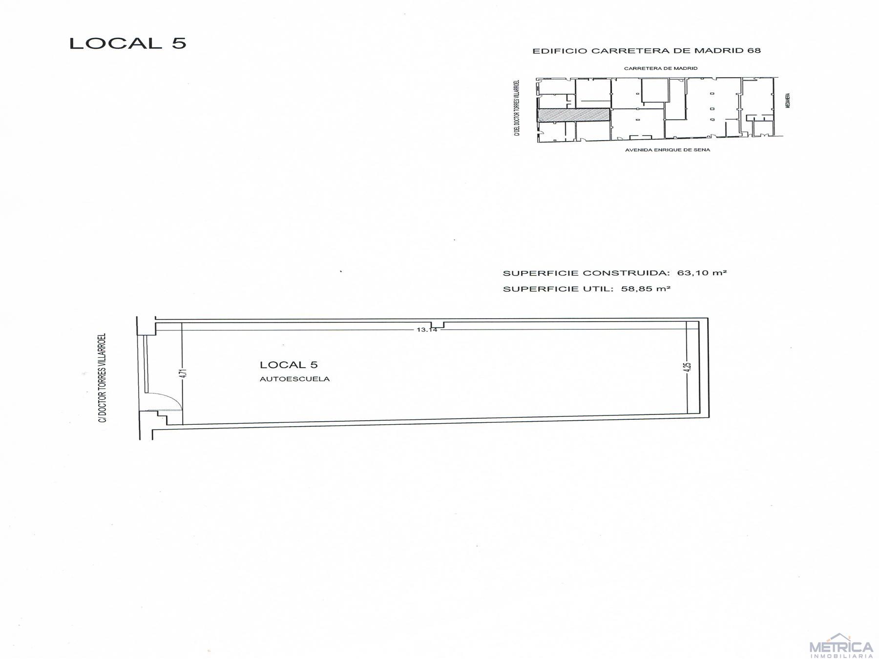 Alquiler de local comercial en Santa Marta de Tormes