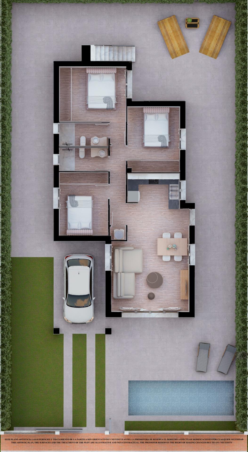 For sale of villa in Los Alcazares