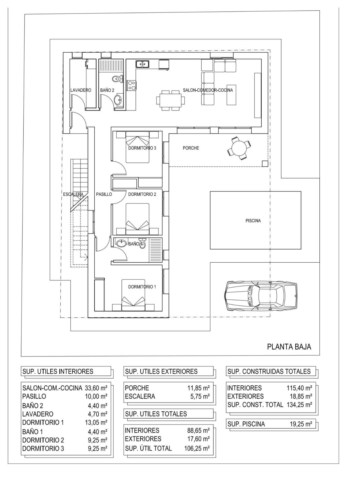 Venta de villa en Pinoso
