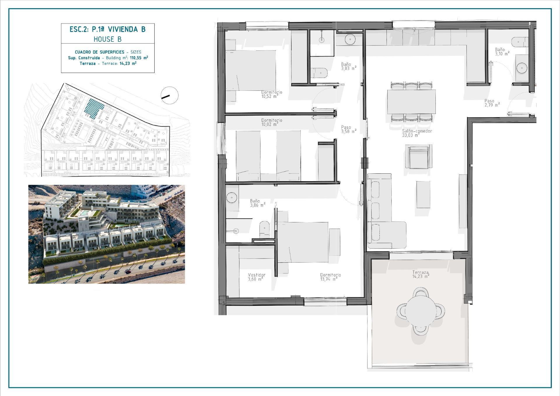 For sale of apartment in Aguilas