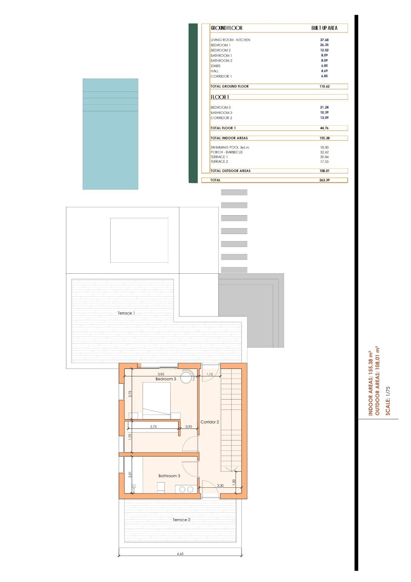 Venta de villa en Baños y Mendigo