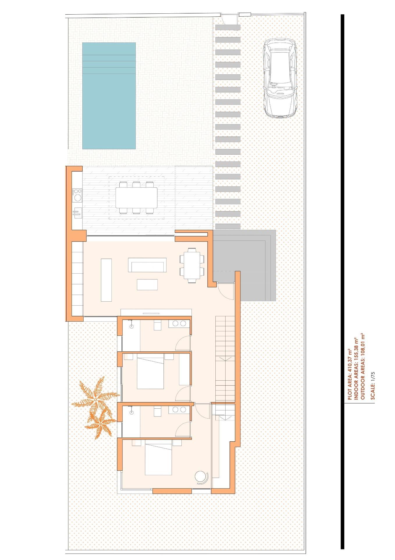 Venta de villa en Baños y Mendigo