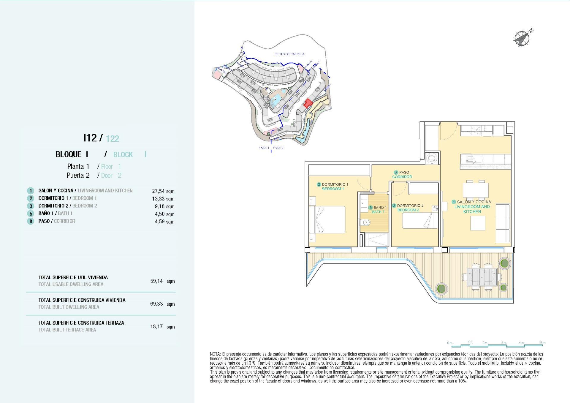For sale of apartment in Aguilas