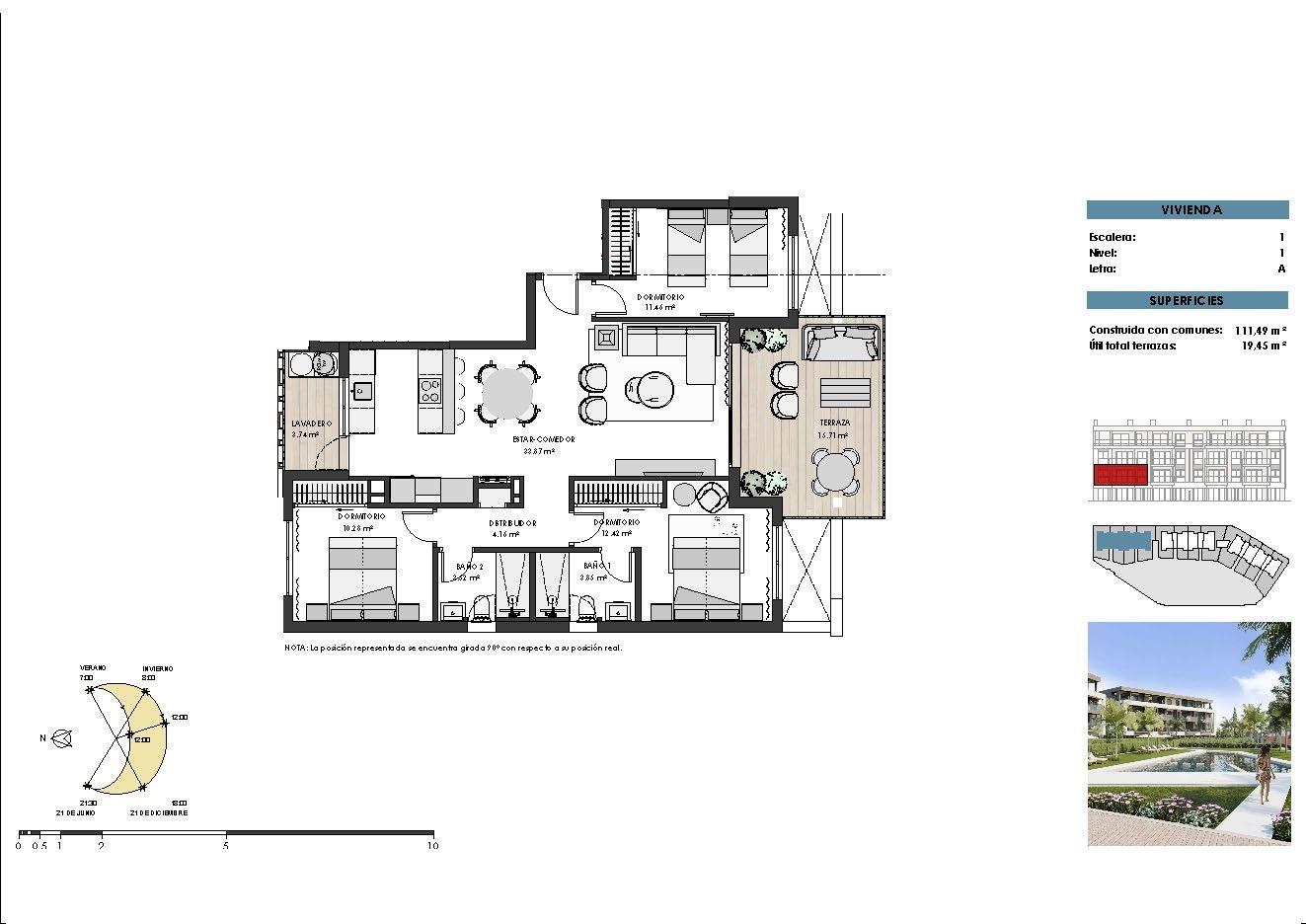 Venta de apartamento en Torre Pacheco