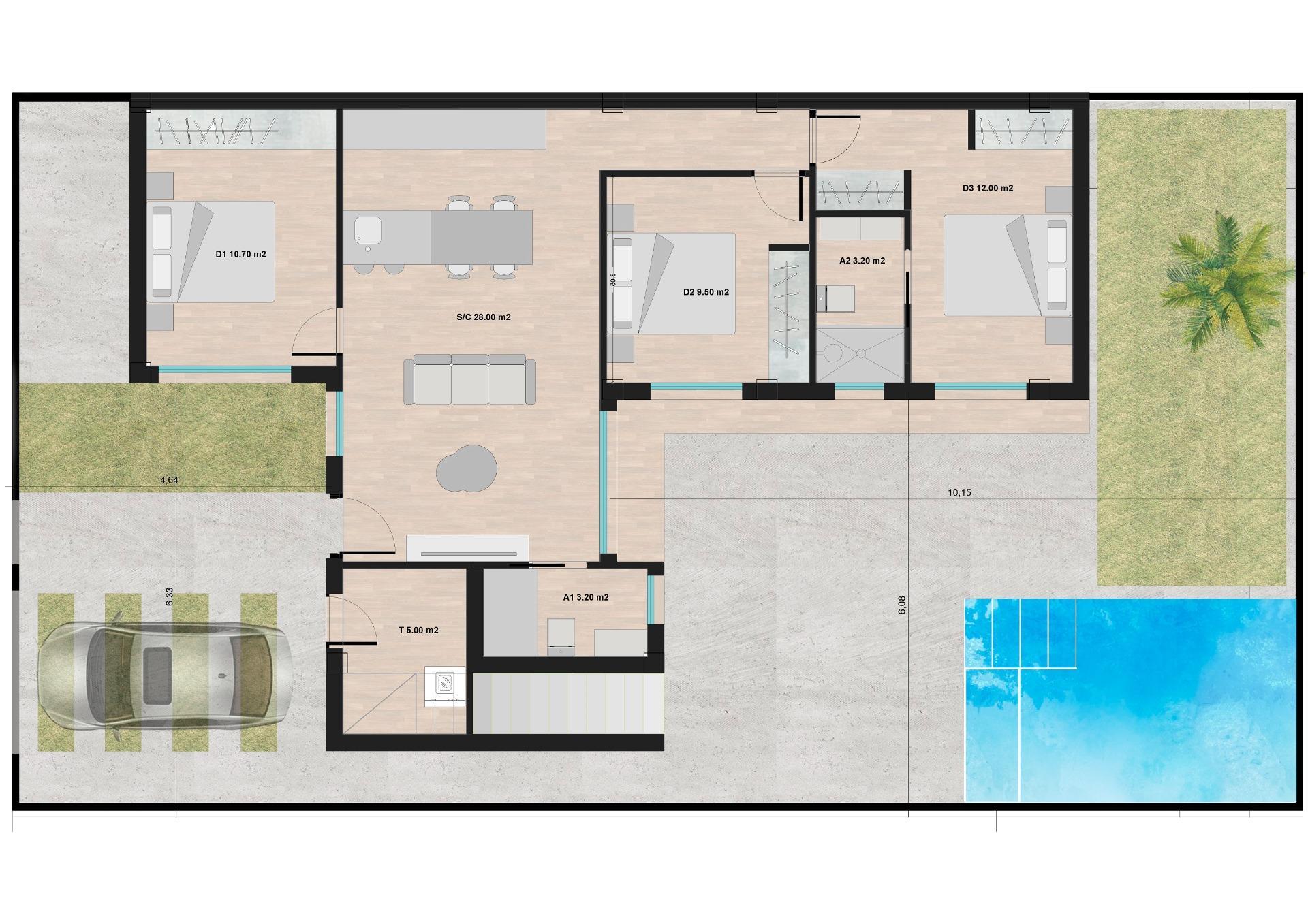 For sale of villa in Torre Pacheco