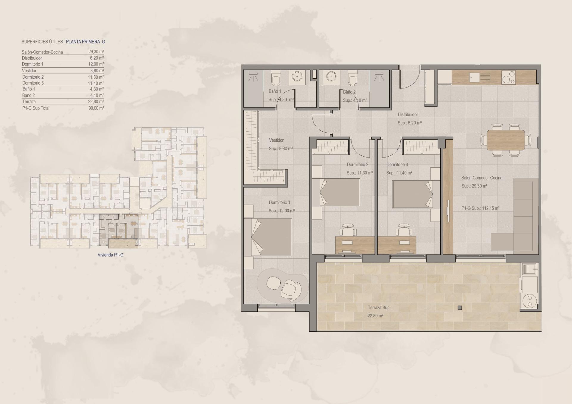 Venta de apartamento en Torre Pacheco