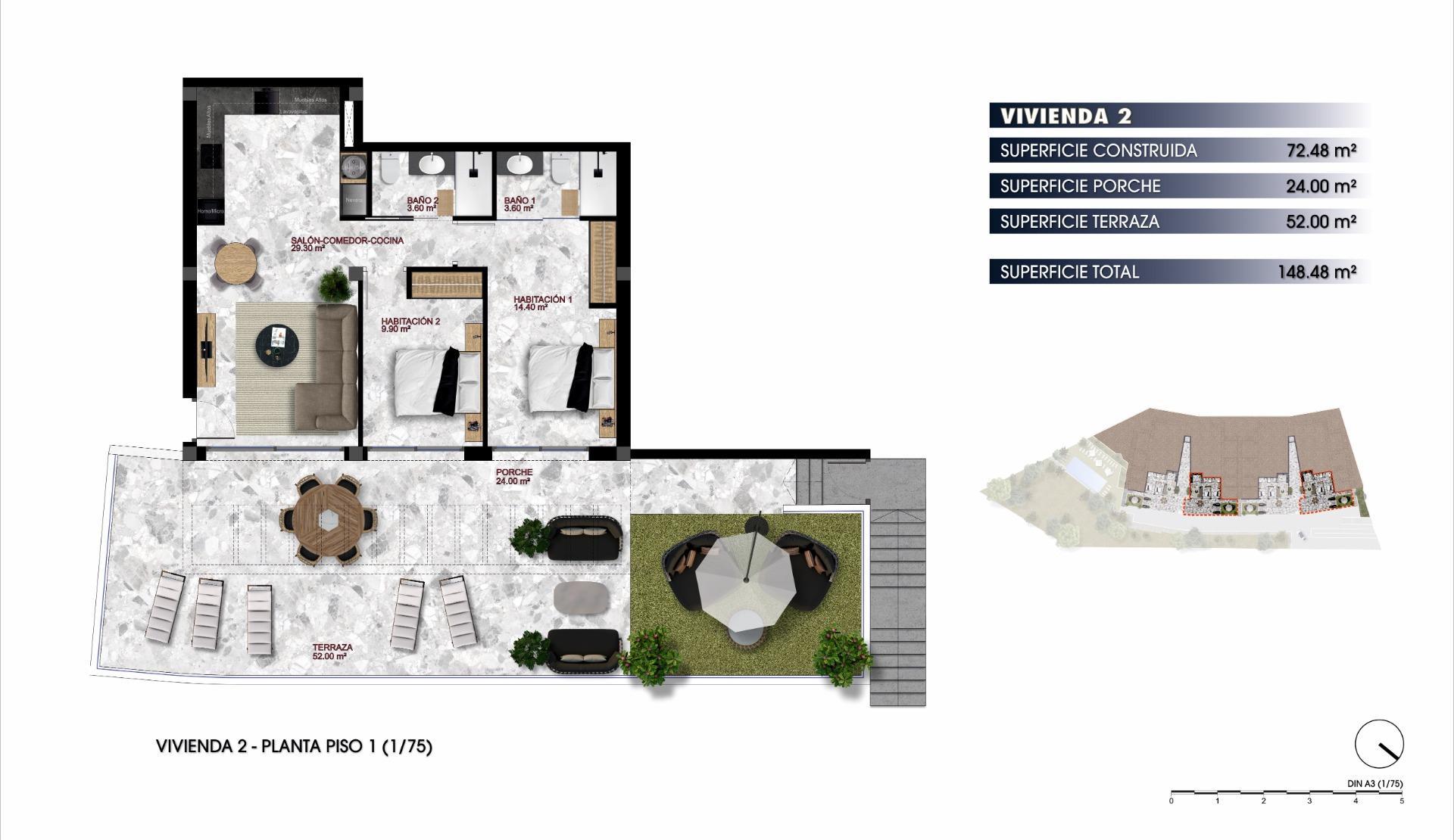 Venta de apartamento en Finestrat