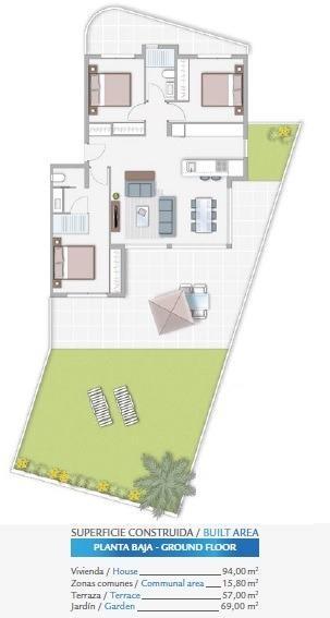 For sale of apartment in Guardamar del Segura