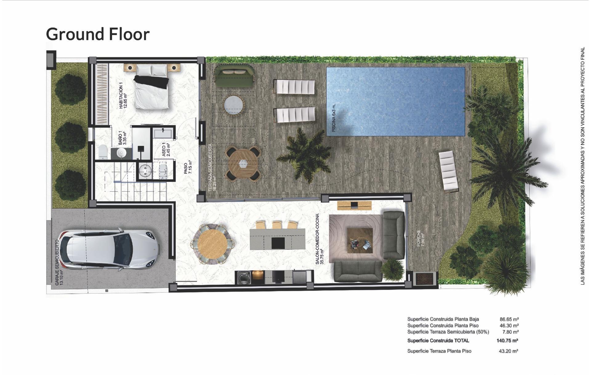 Venta de villa en Almoradi