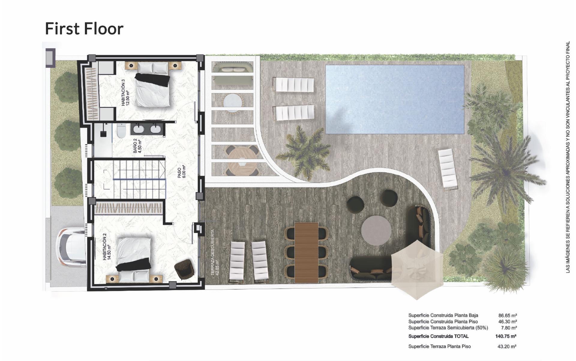 Venta de villa en Almoradi