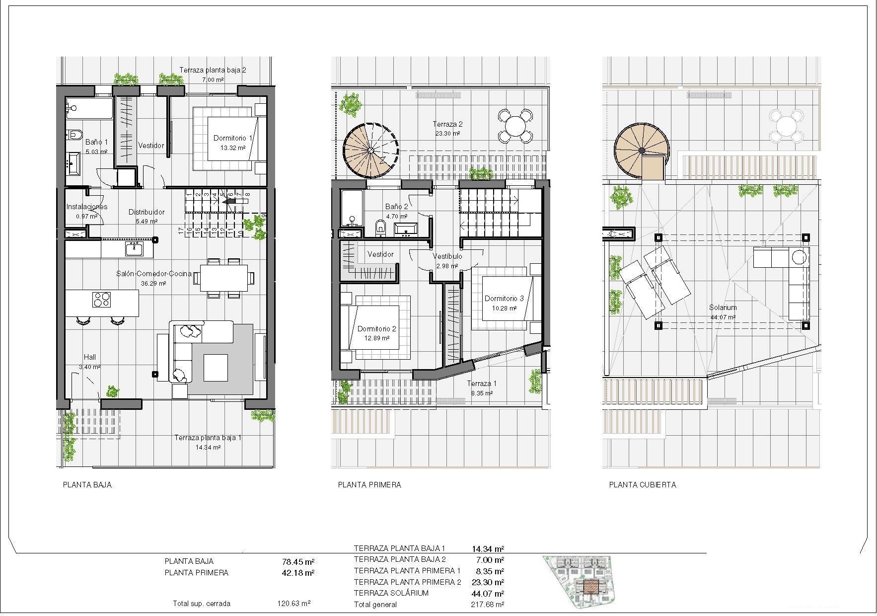 For sale of flat in Polop
