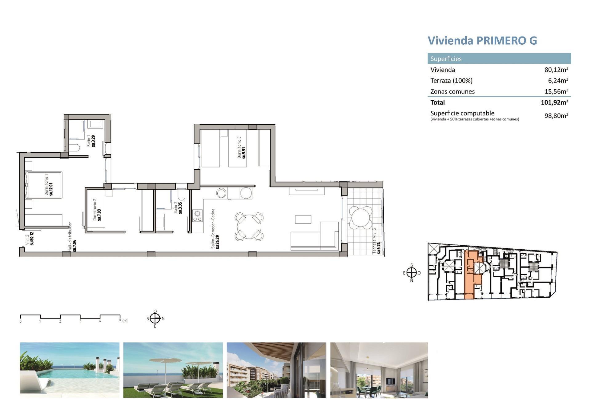 Venta de apartamento en Guardamar del Segura