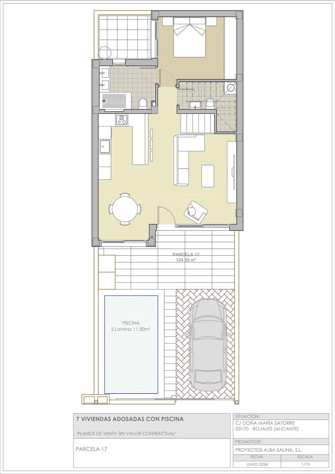 For sale of flat in Rojales