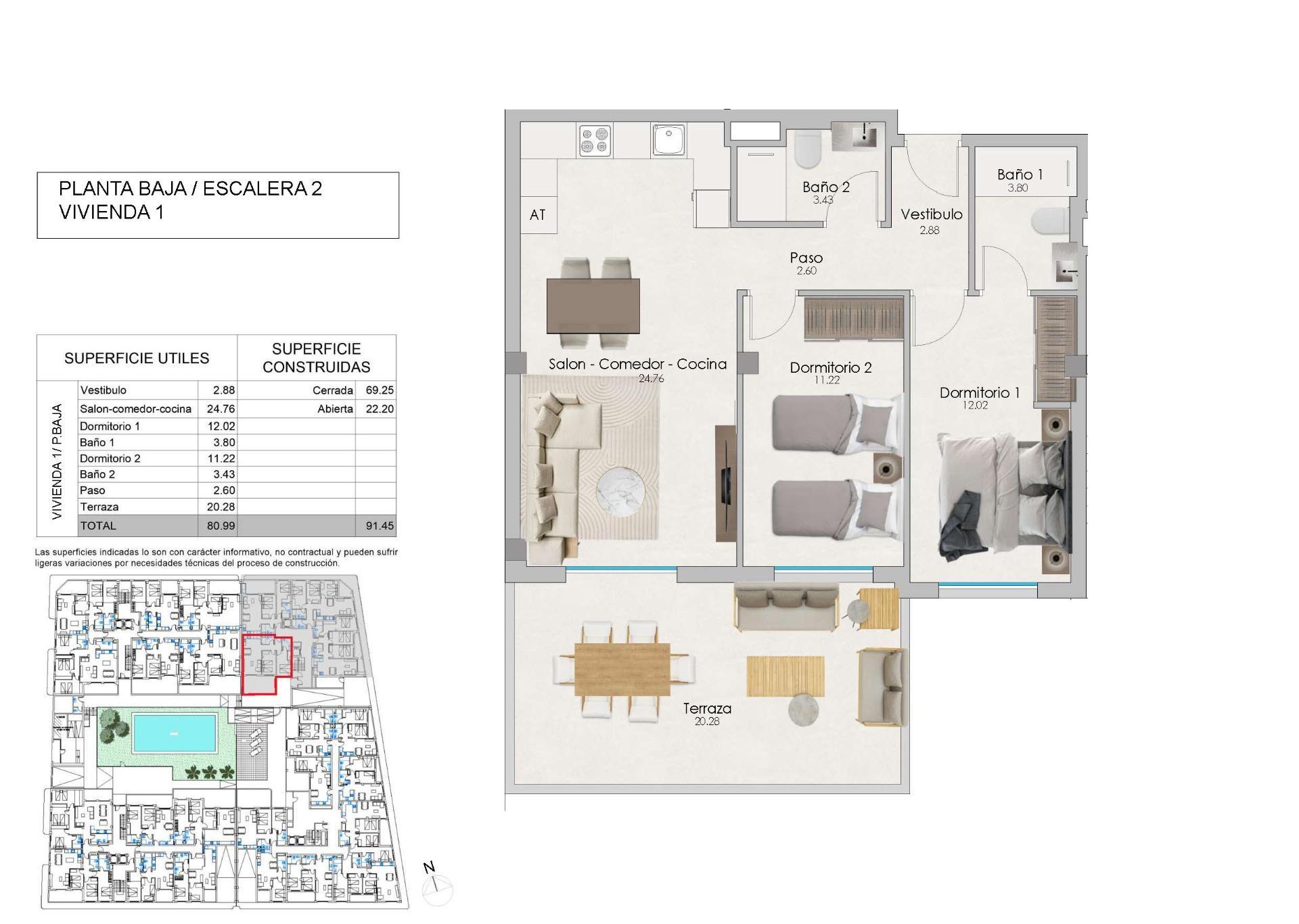 Venta de apartamento en Santa Pola