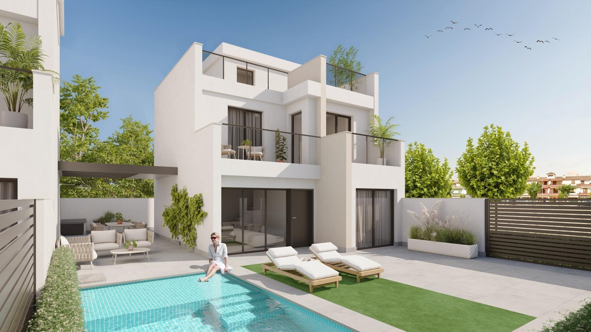 For sale of villa in Los Alcazares