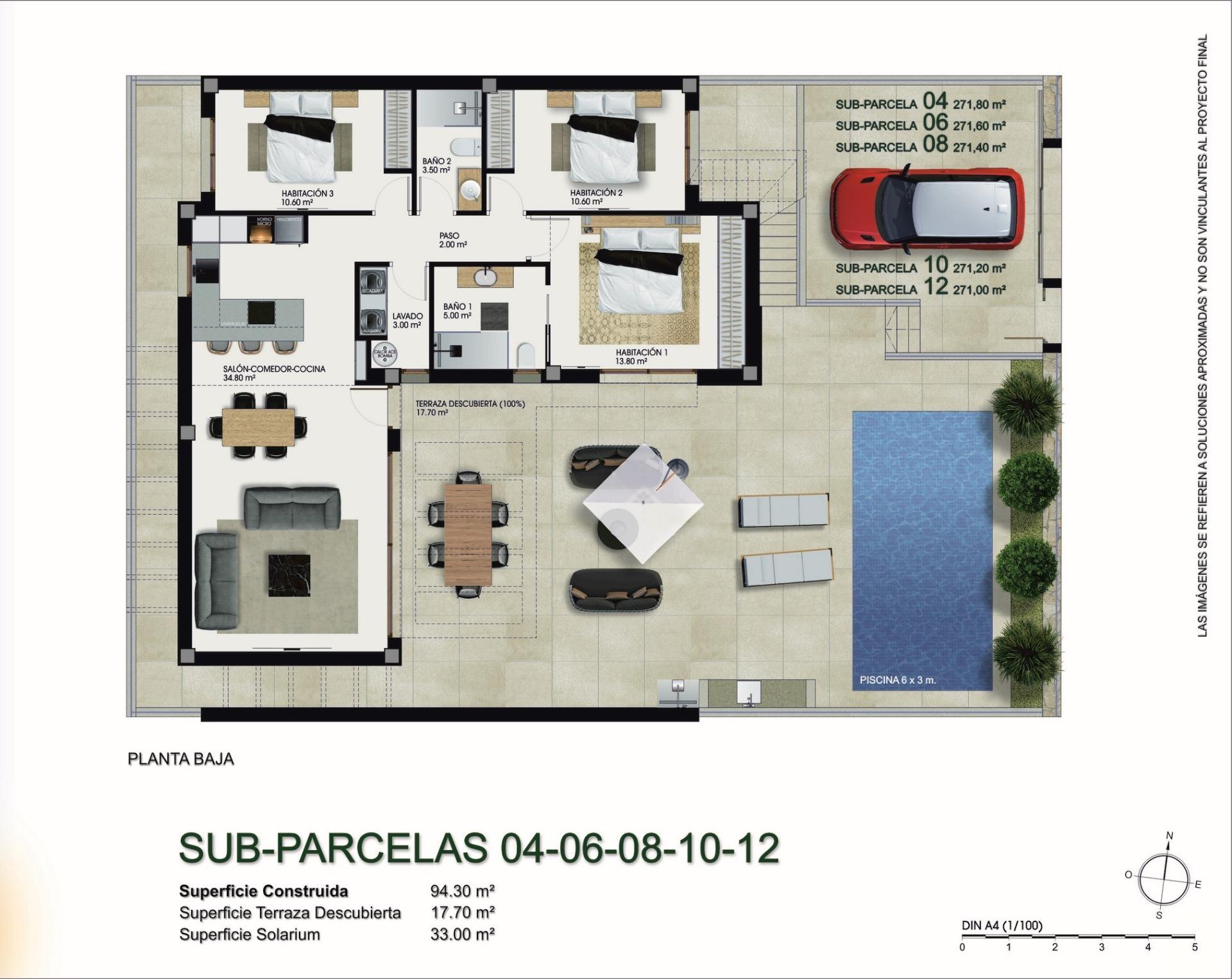 Venta de villa en Ciudad Quesada