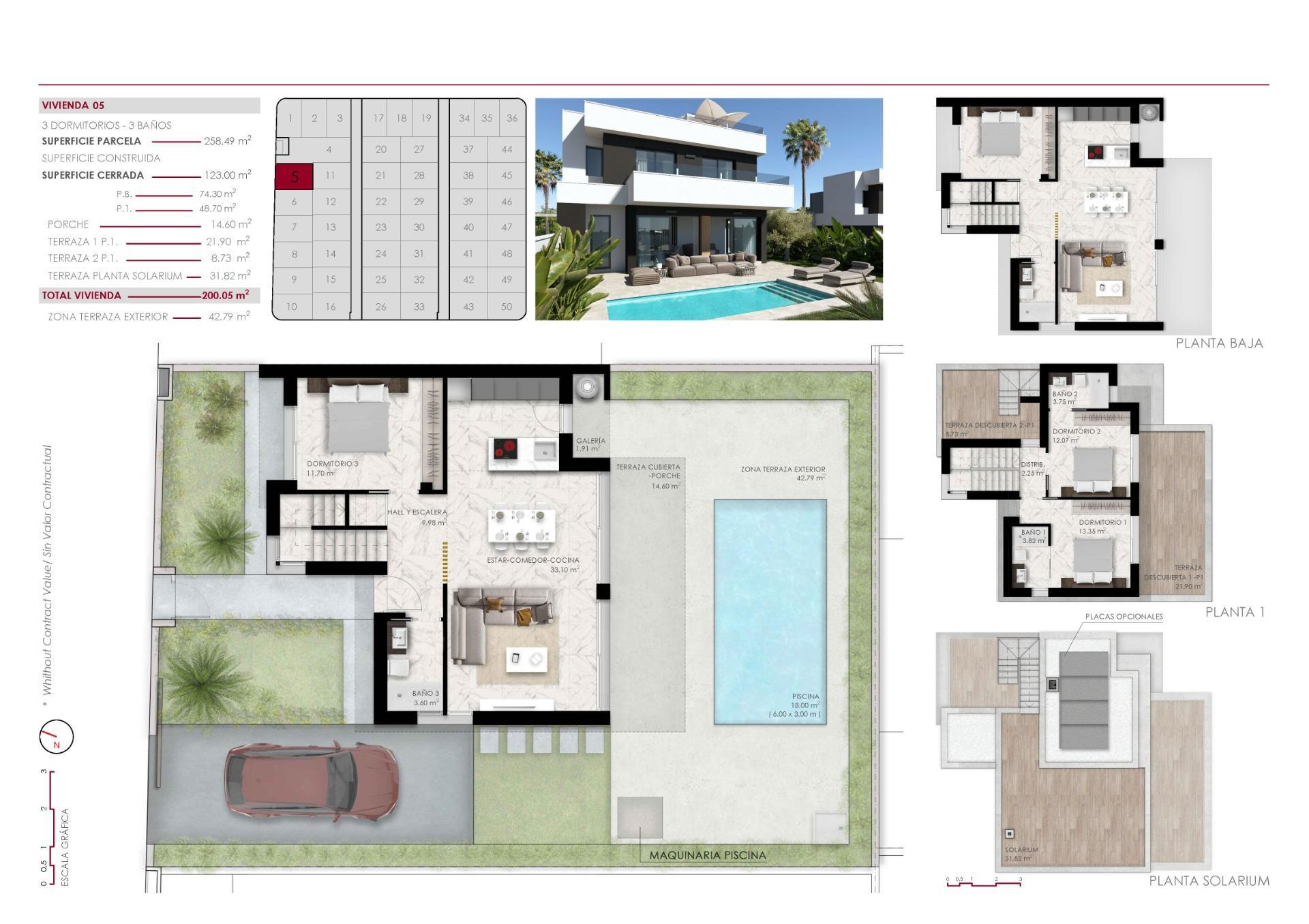 Venta de villa en Ciudad Quesada
