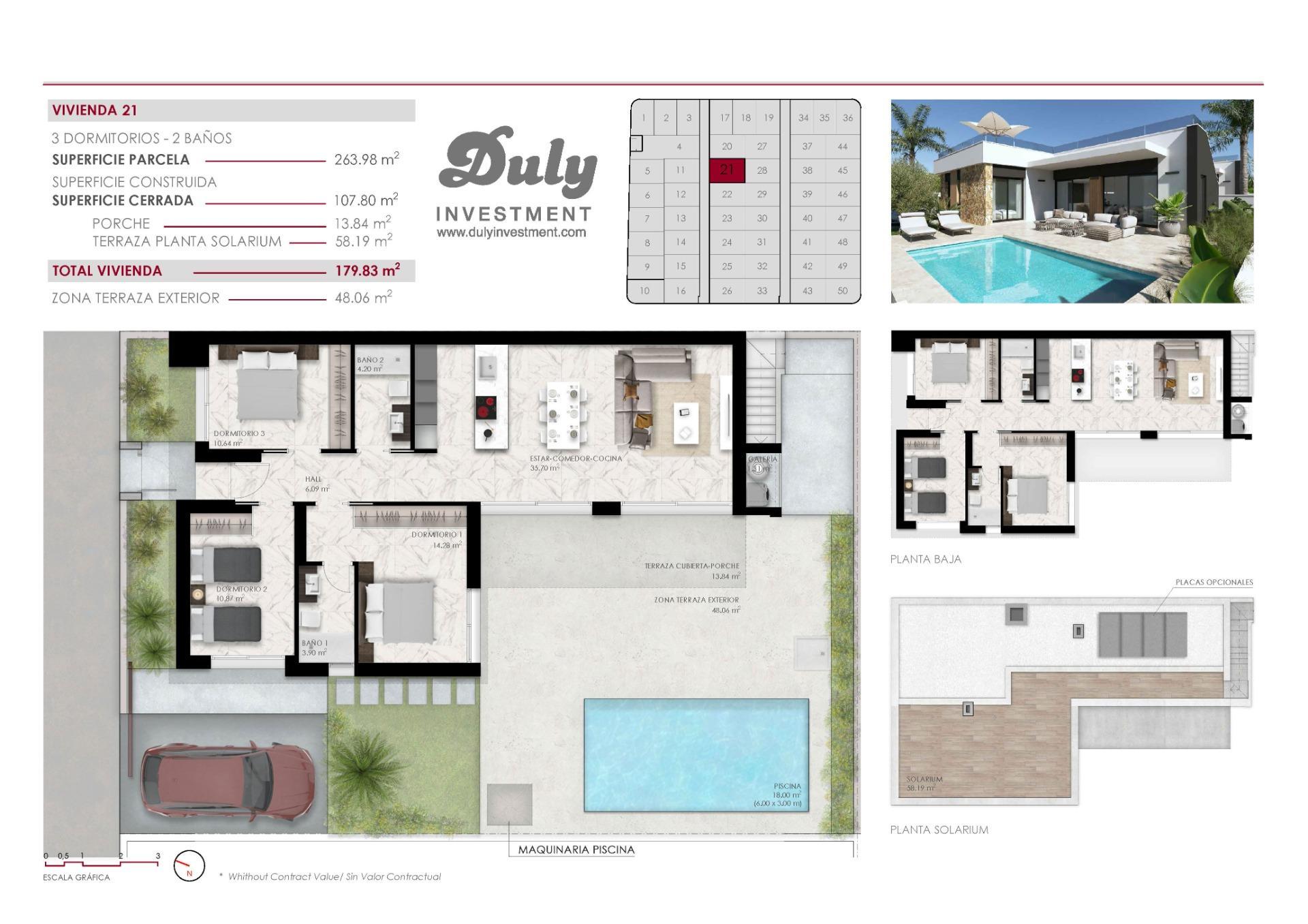 For sale of villa in Ciudad Quesada