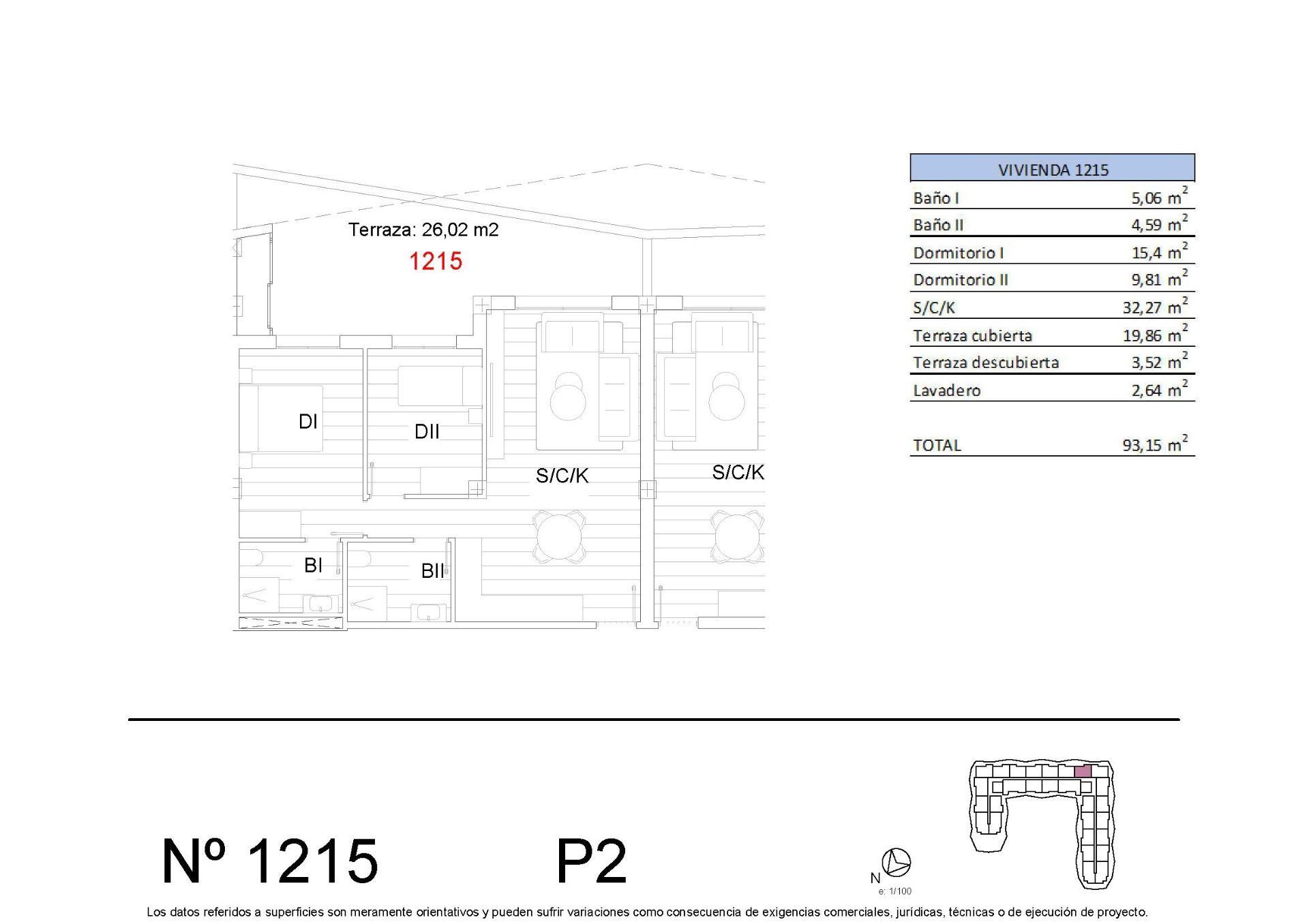 Venta de apartamento en San Miguel de Salinas