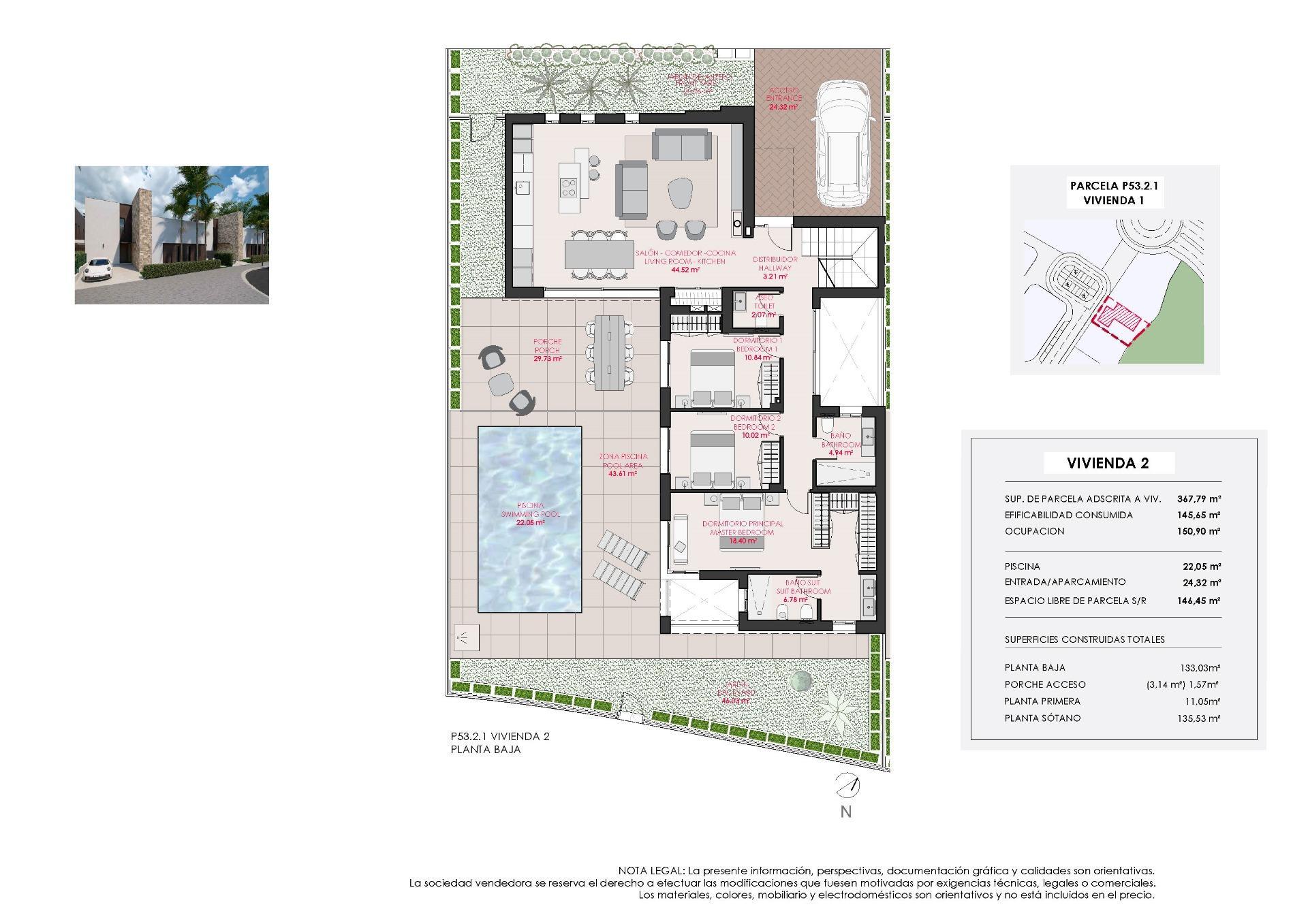 For sale of villa in Torre Pacheco