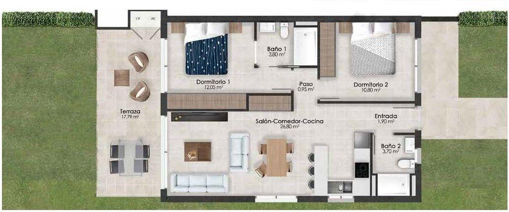 Venta de apartamento en Alhama De Murcia