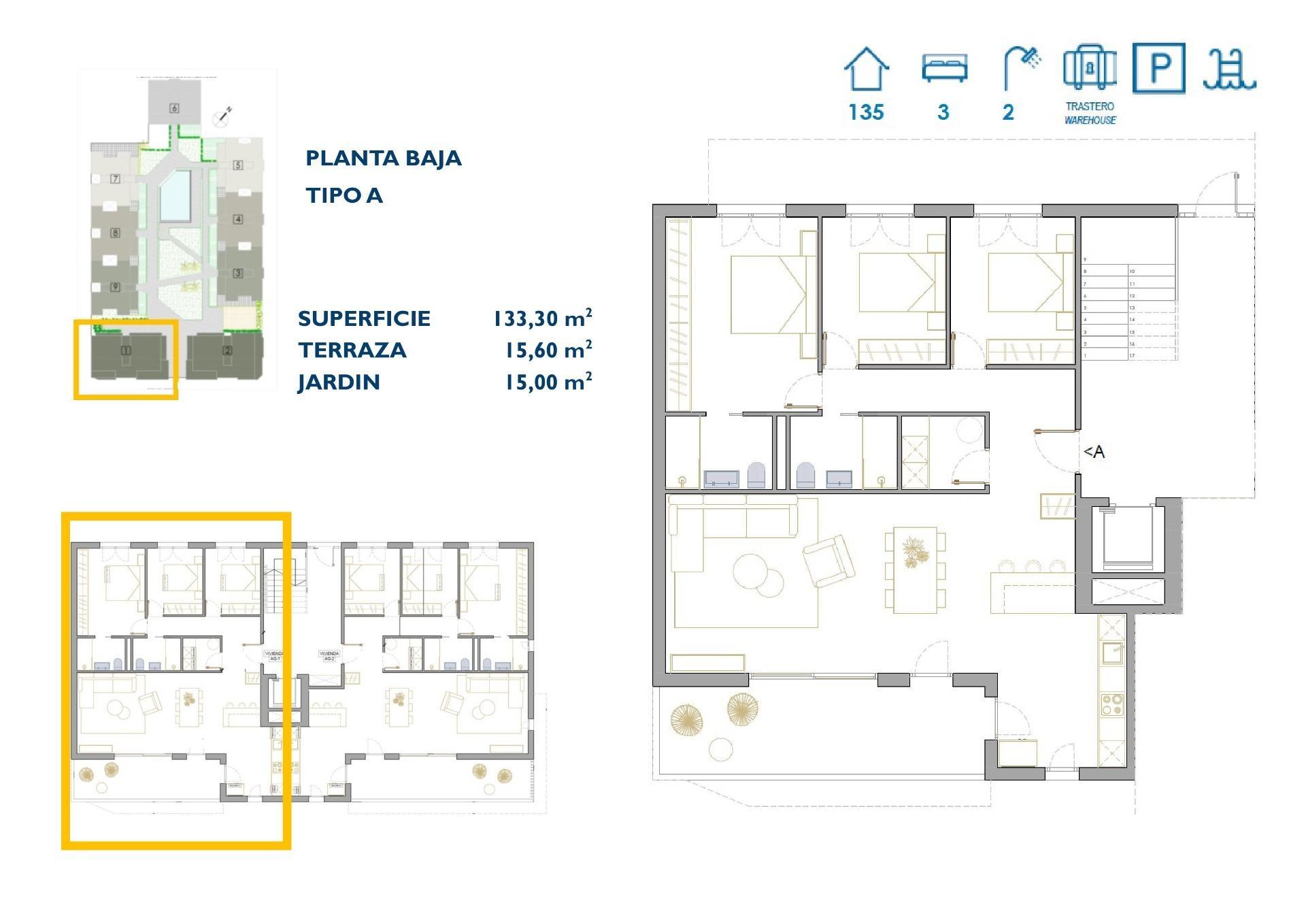 Venta de apartamento en San Pedro del Pinatar