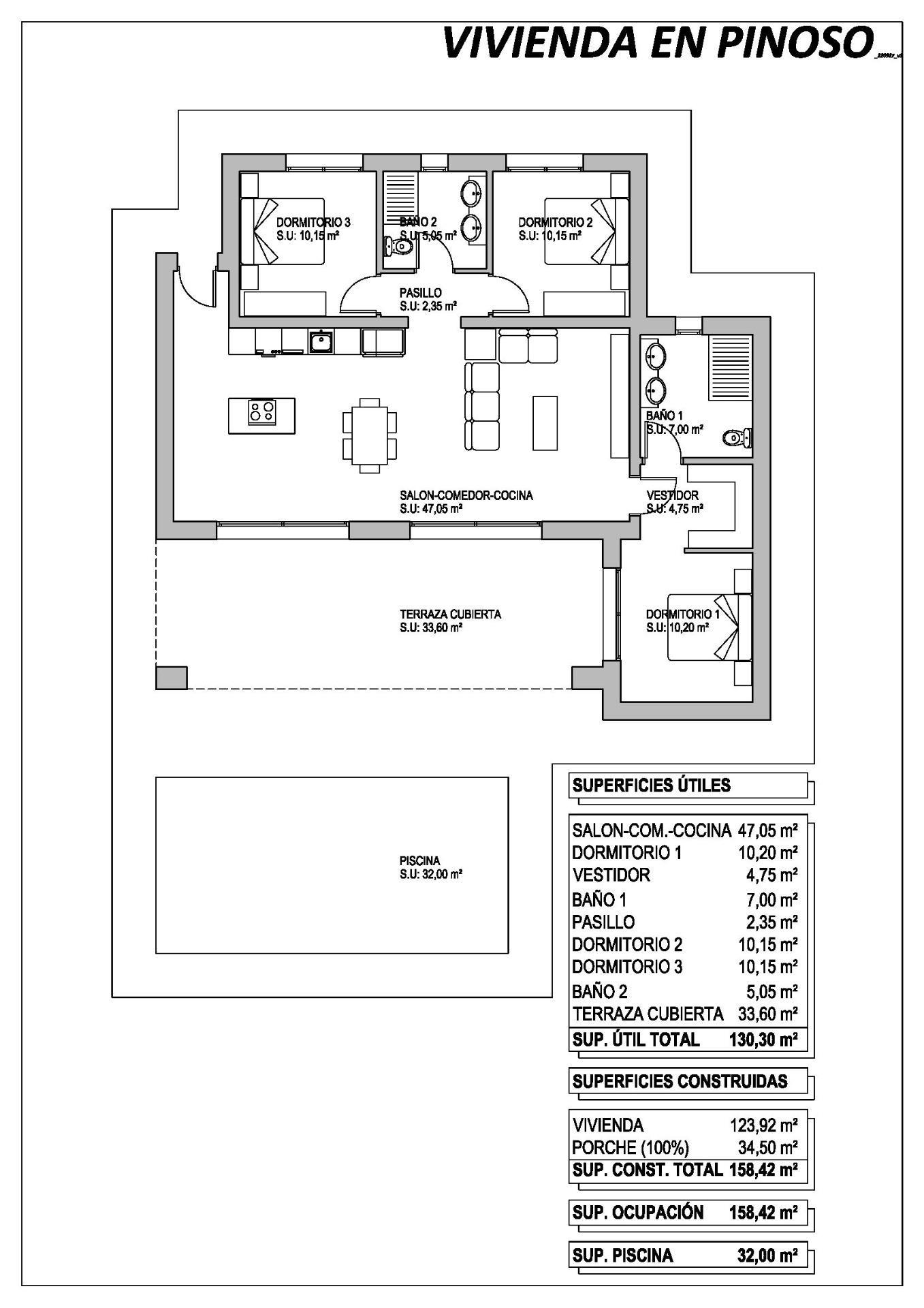 For sale of villa in Pinoso