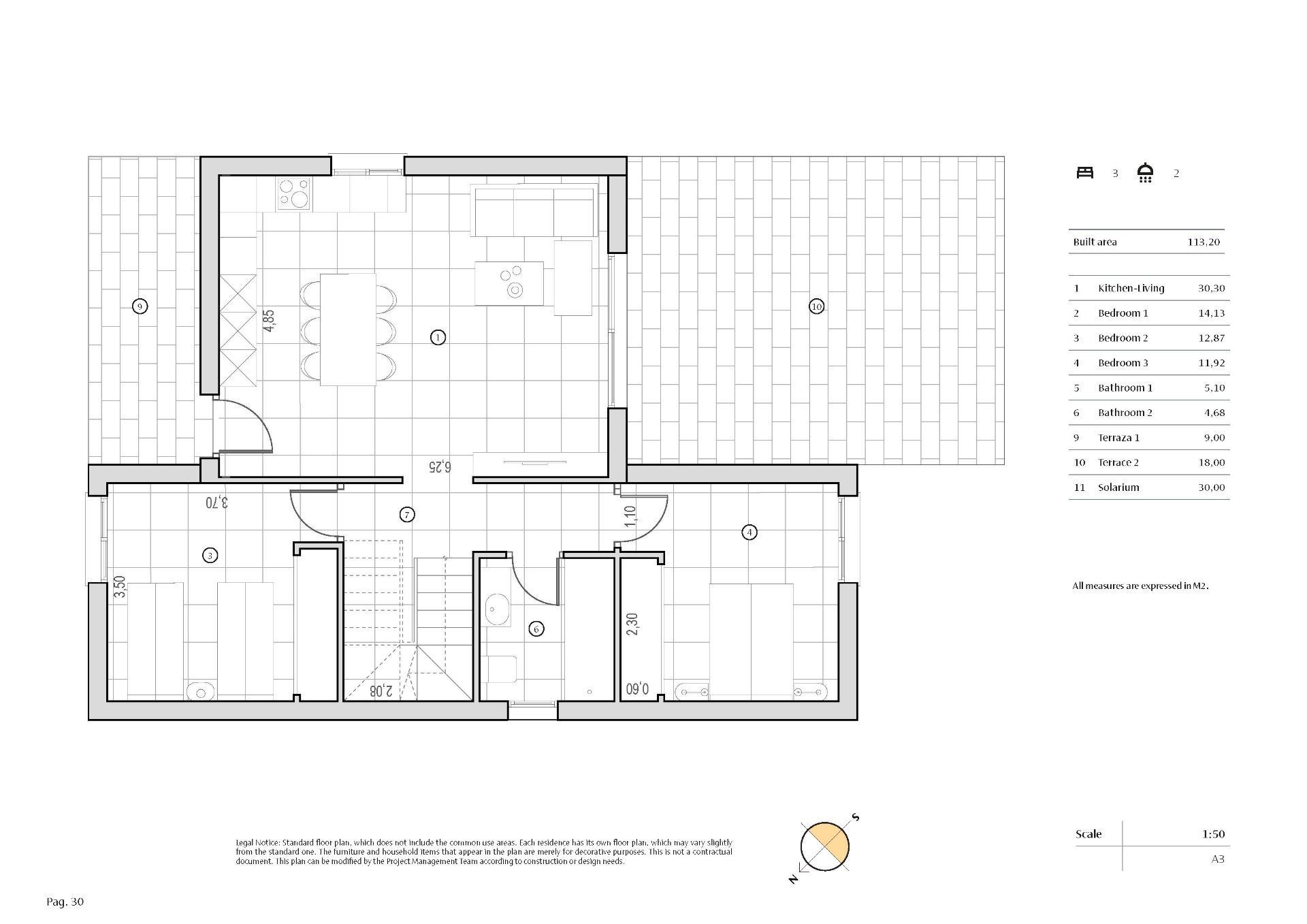 Venta de villa en Algorfa