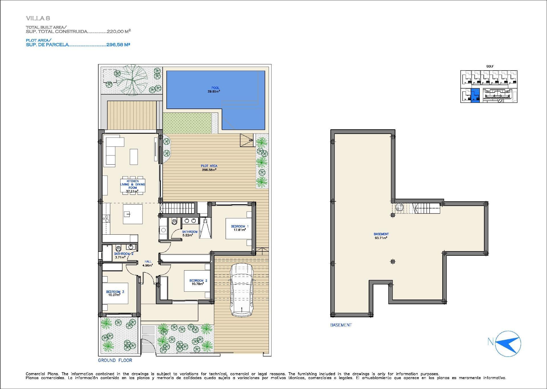 Venta de villa en Los Alcazares