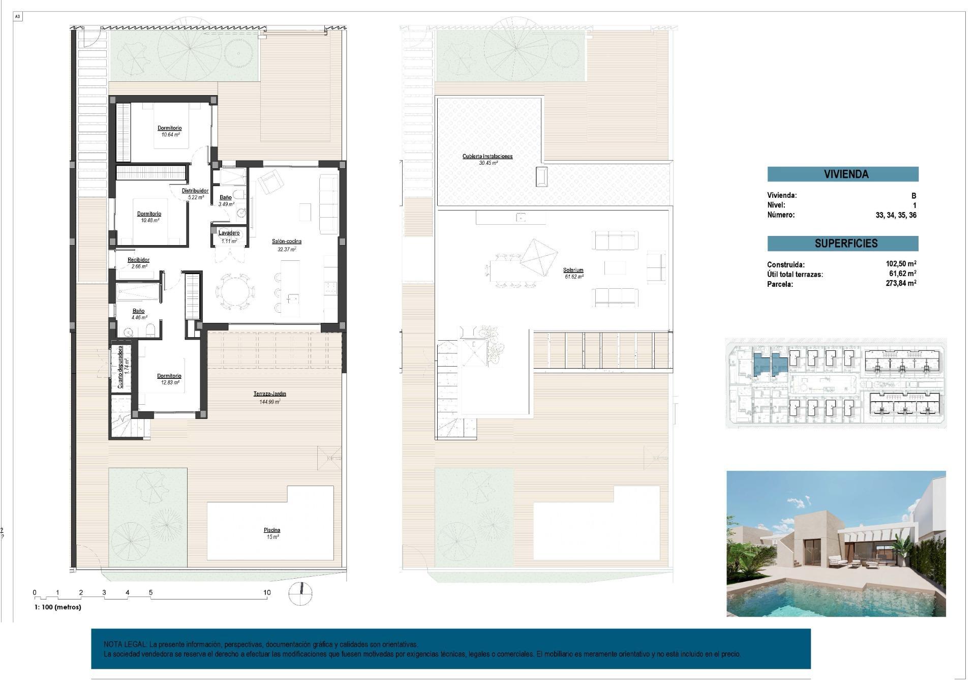 Venta de villa en Los Alcazares