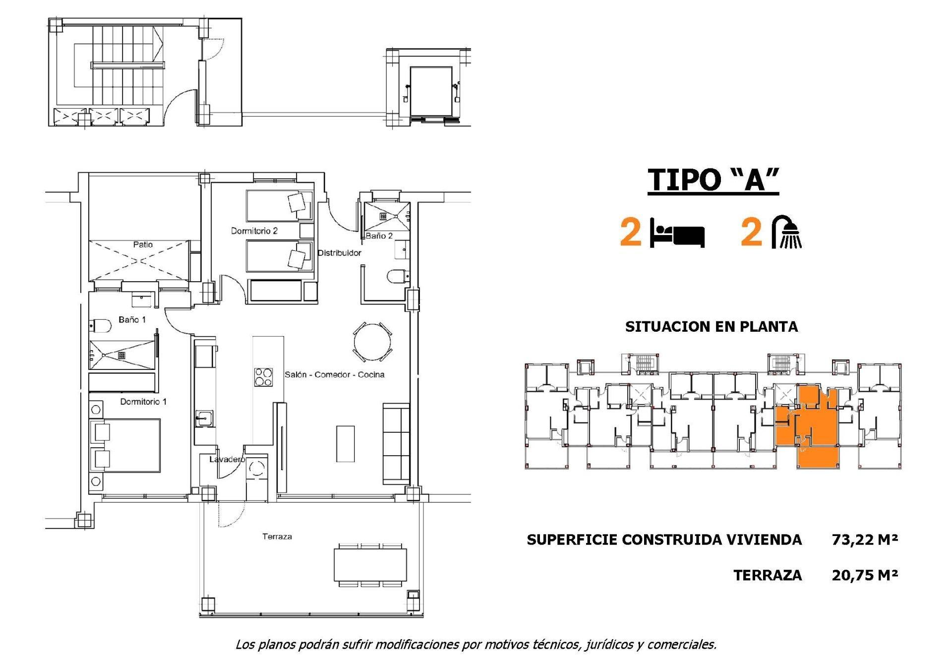 Venta de apartamento en San Miguel de Salinas