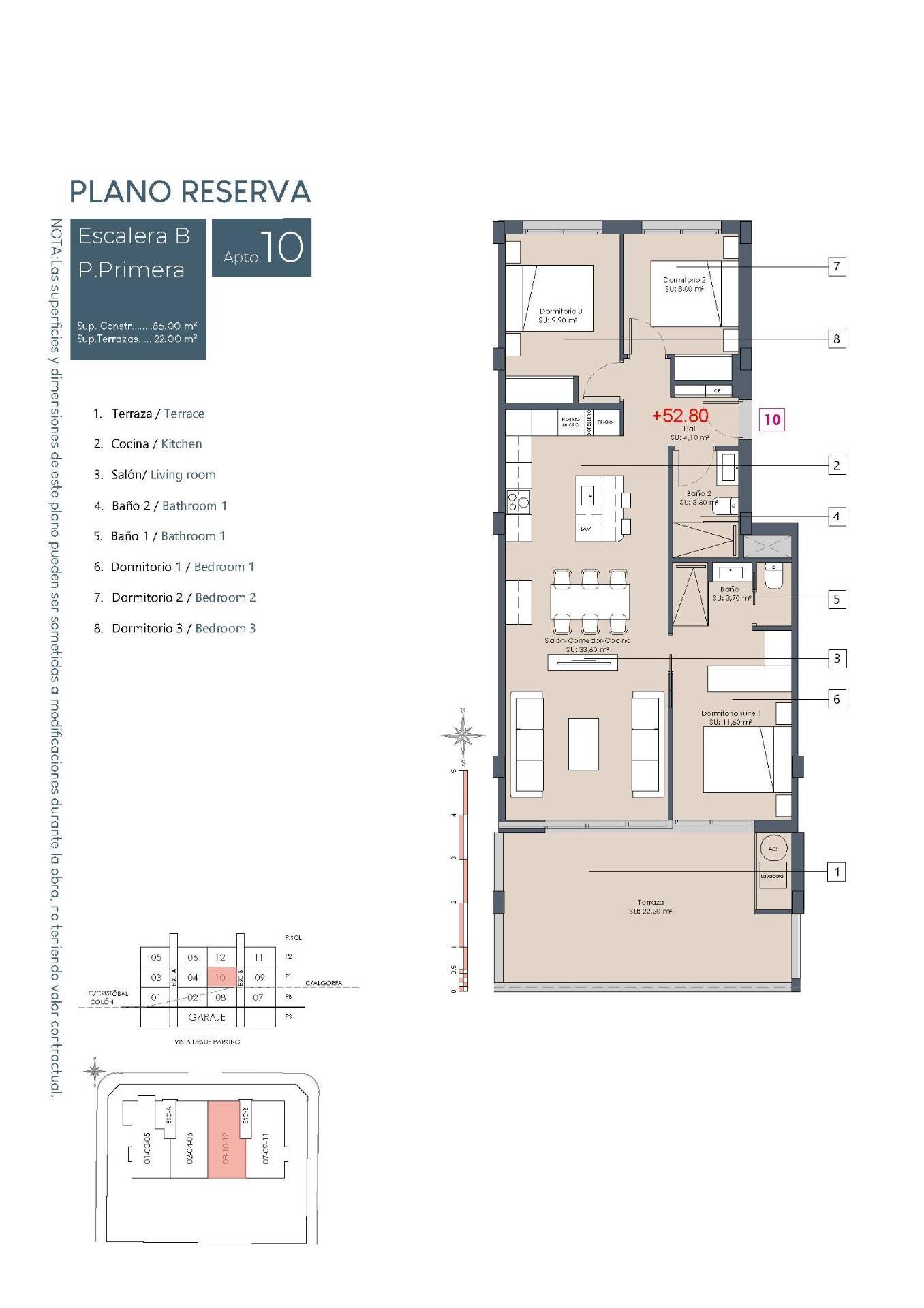 Venta de apartamento en Benijofar