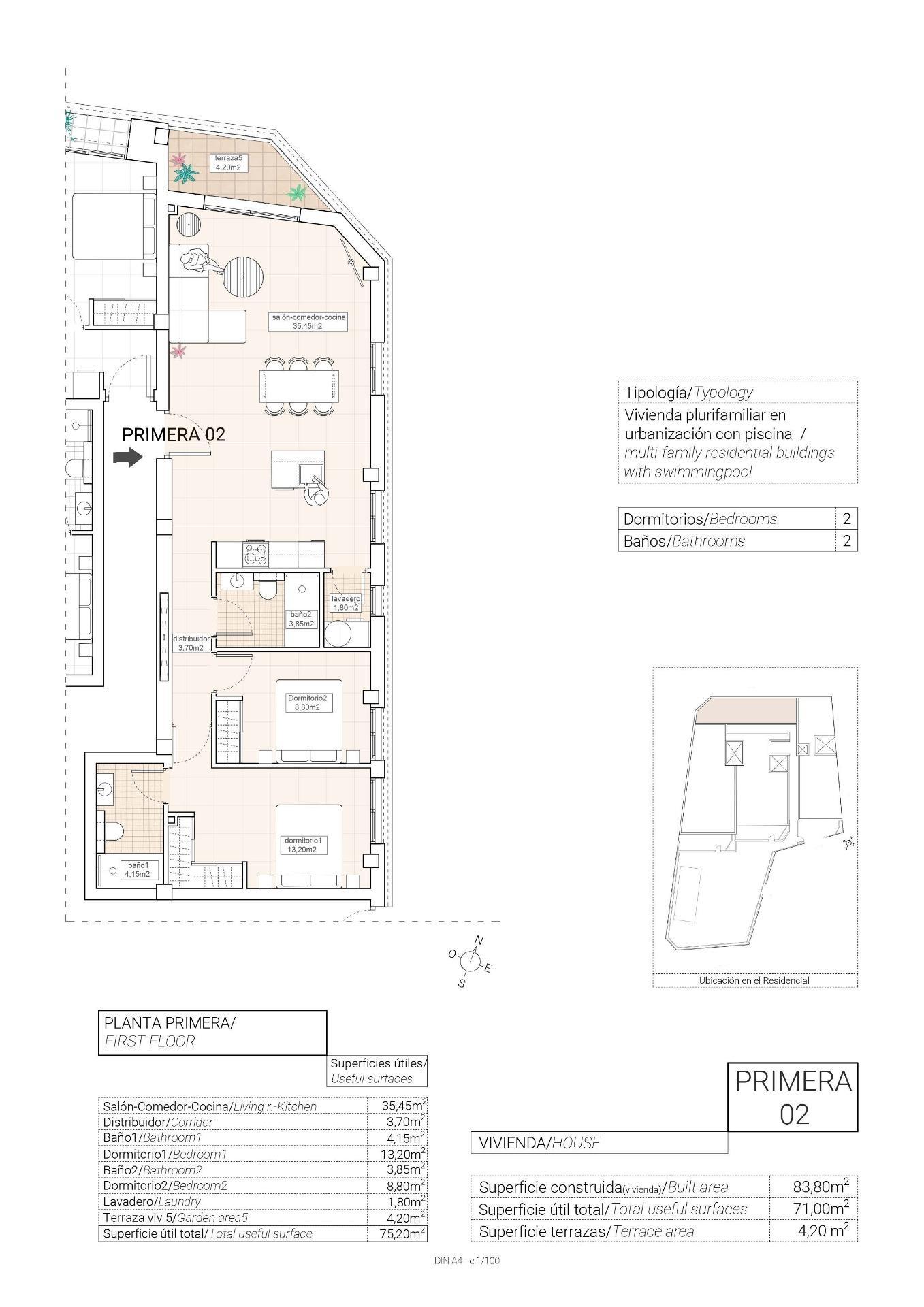 Venta de apartamento en Hondón de las Nieves