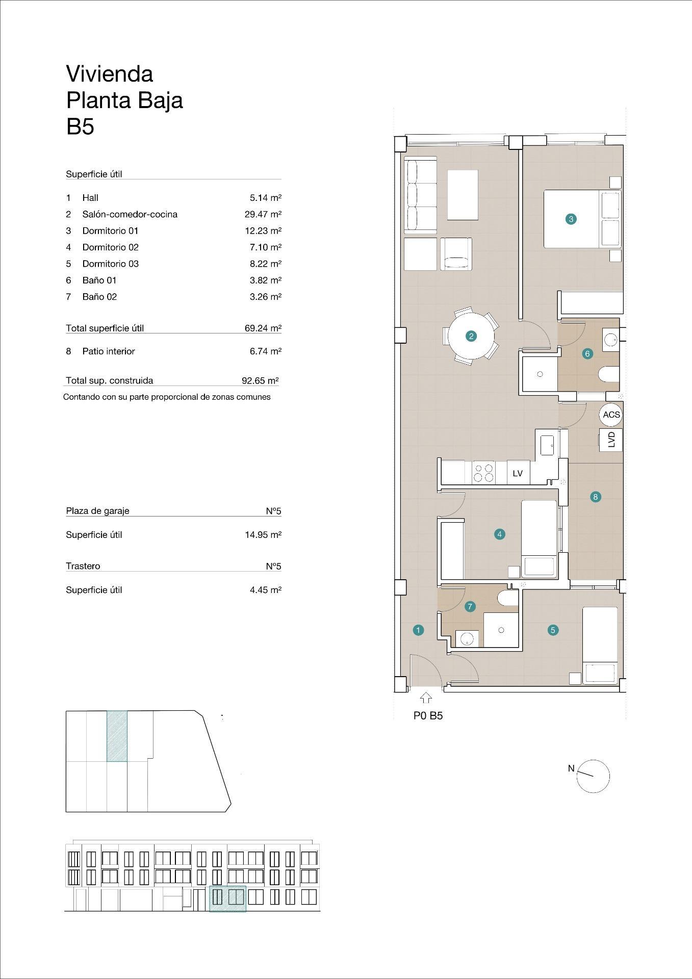 Venta de apartamento en Jacarilla