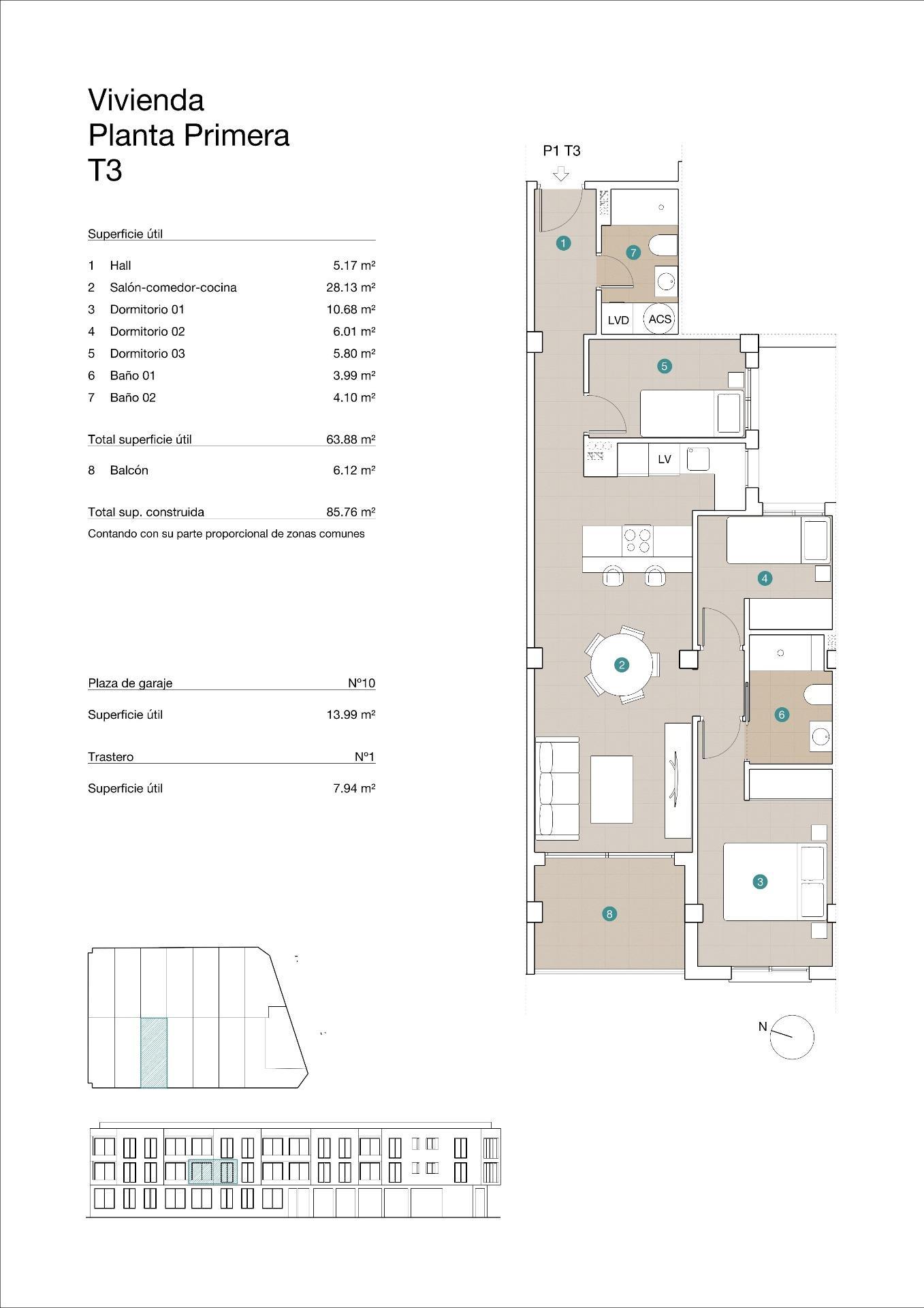 Venta de apartamento en Jacarilla