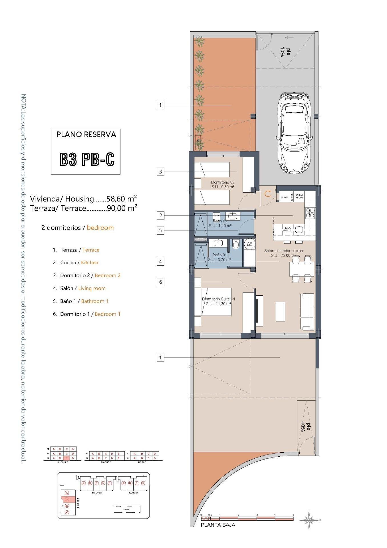 For sale of apartment in Los Alcazares