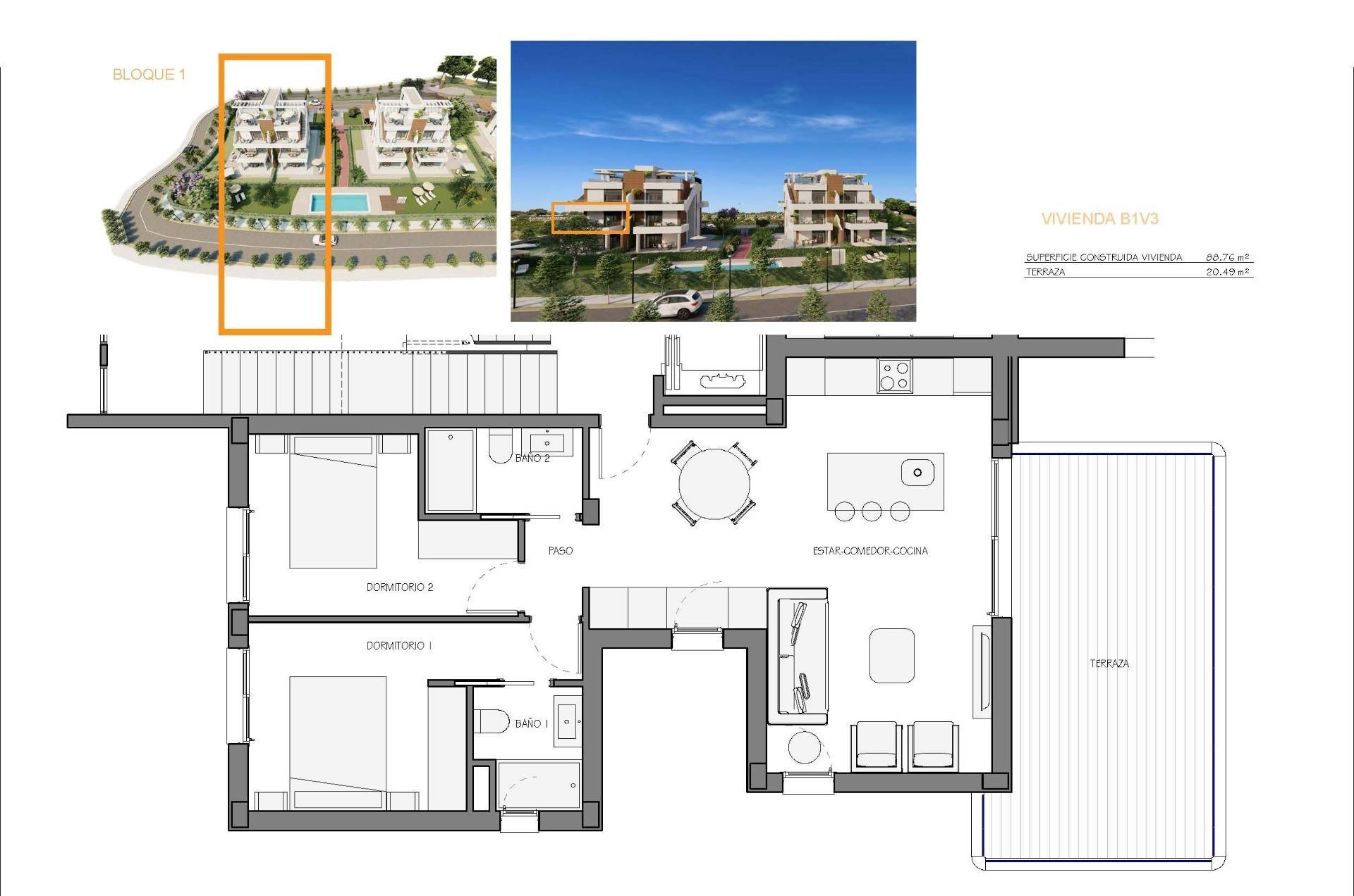 For sale of apartment in Fuente Álamo de Murcia