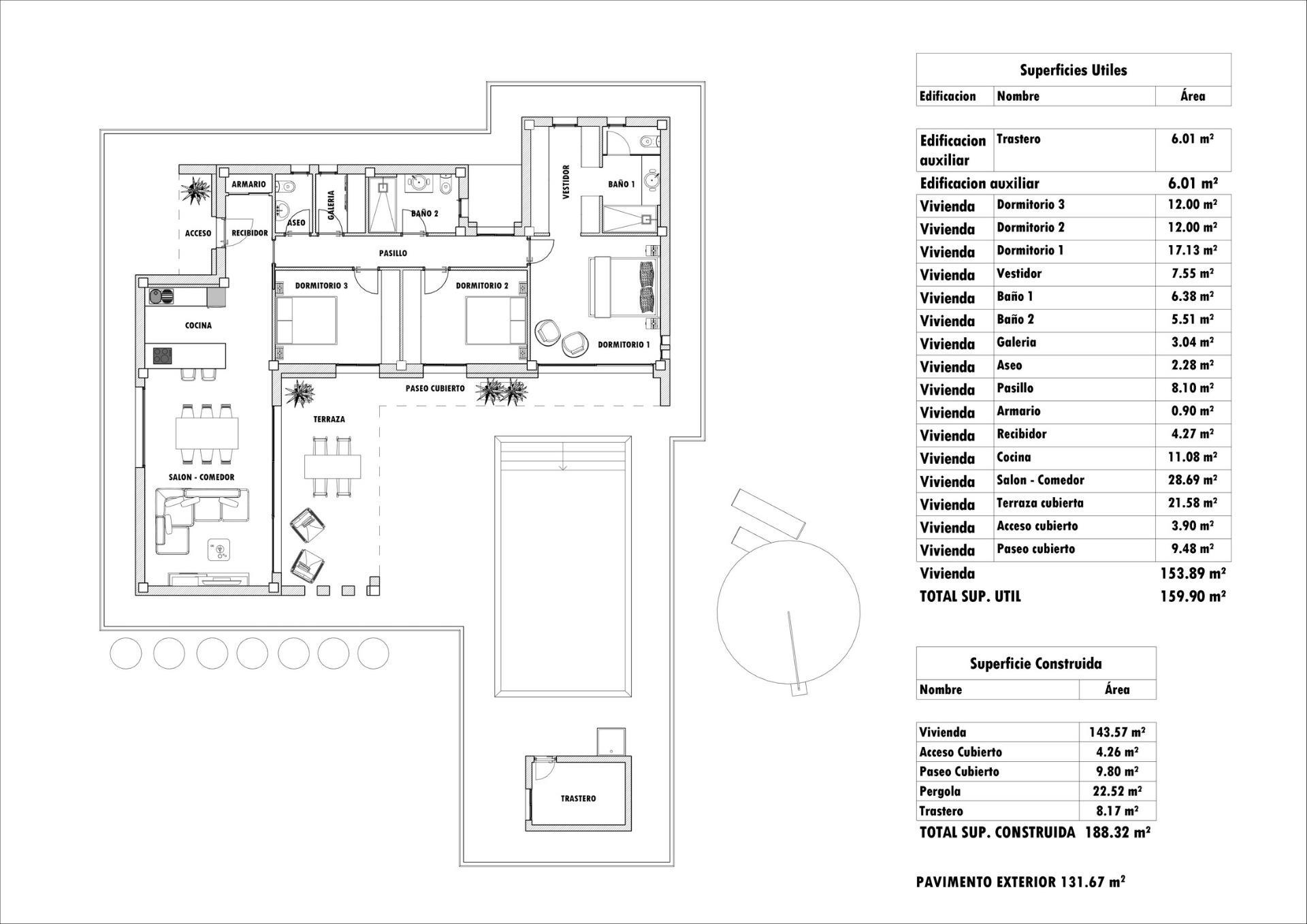 Venta de villa en Aspe
