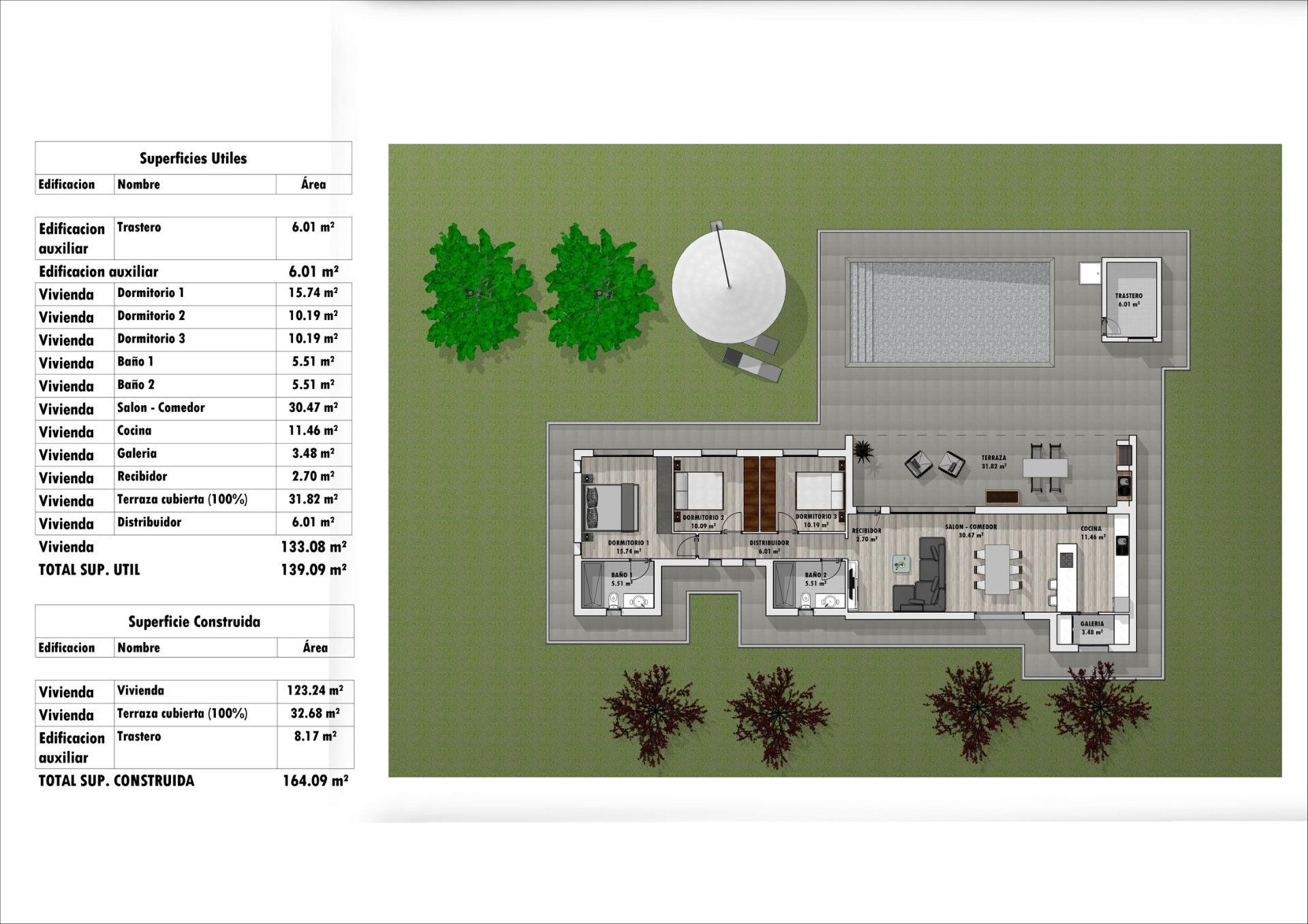 Venta de villa en Aspe