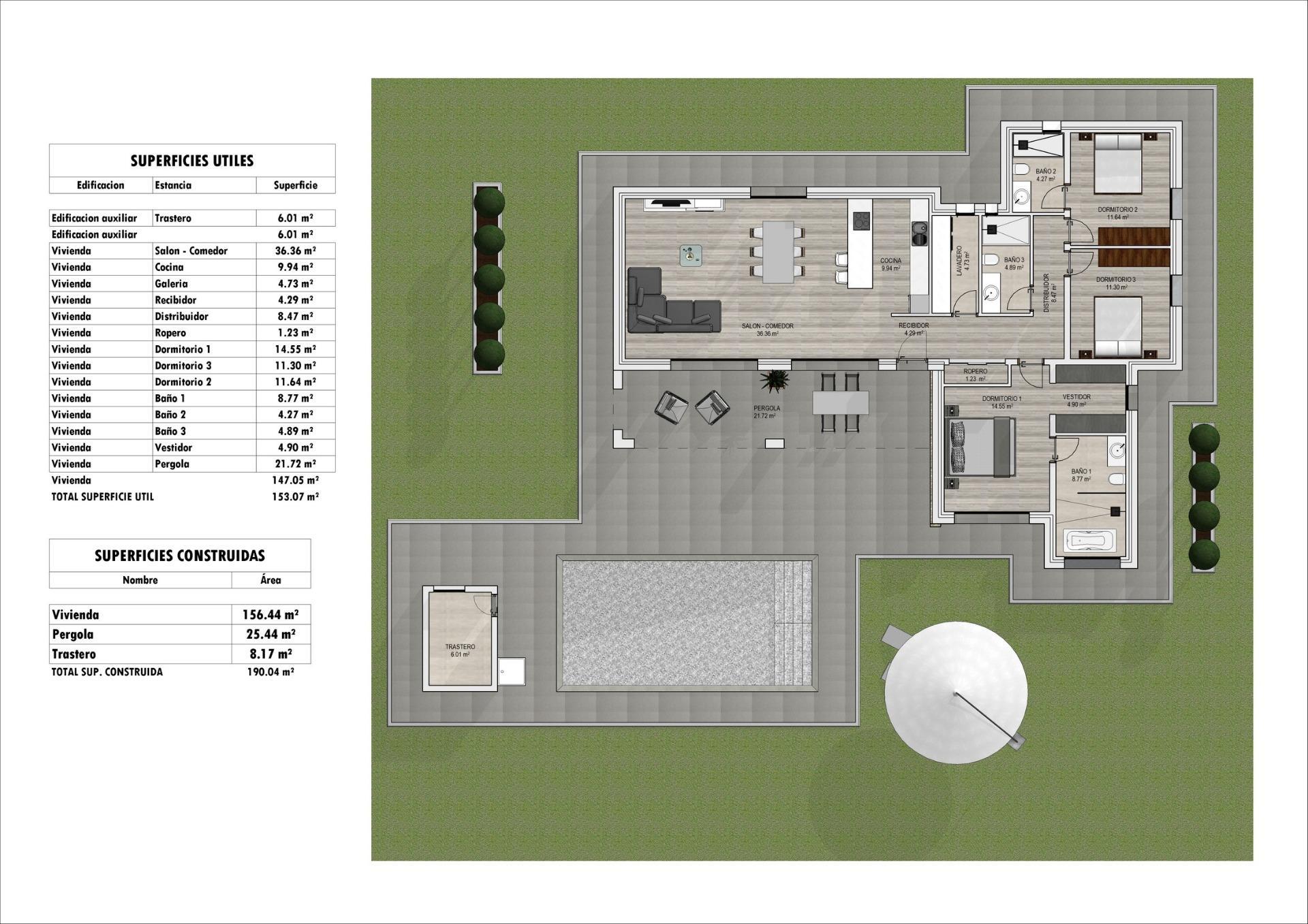 Venta de villa en Aspe
