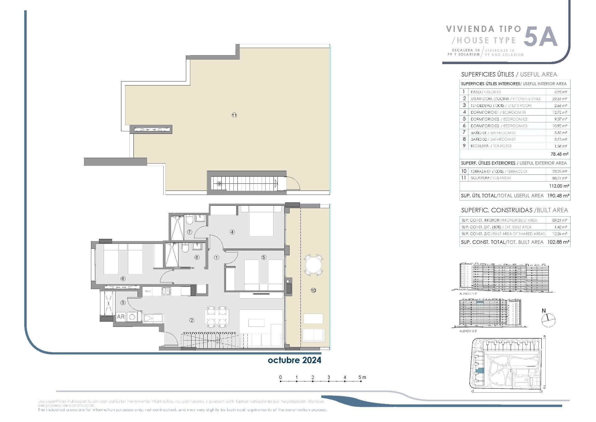 For sale of penthouse in Torrevieja