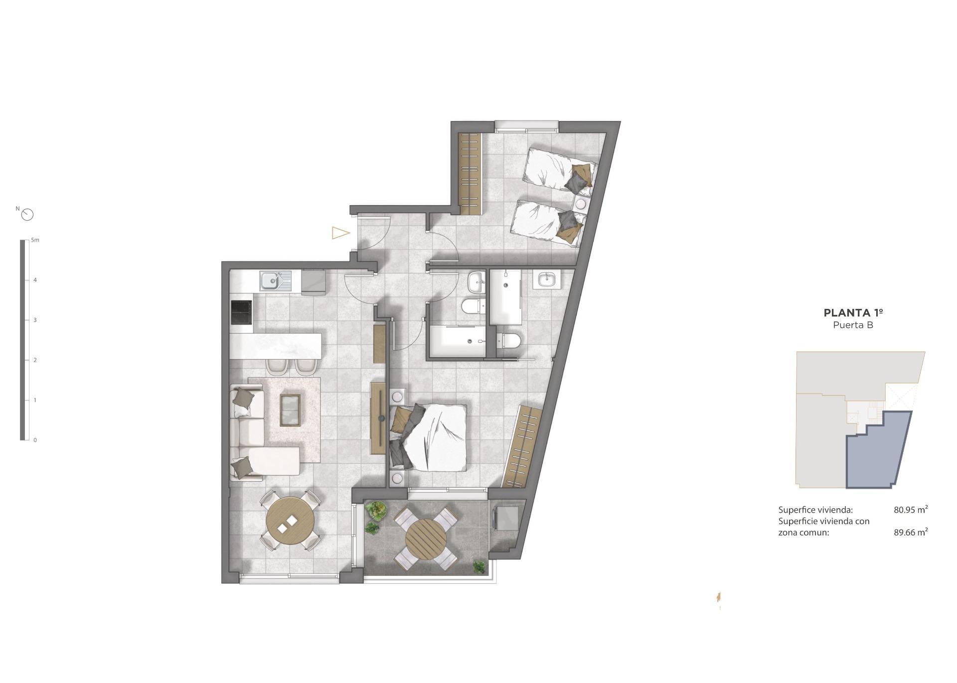 Venta de apartamento en Guardamar del Segura