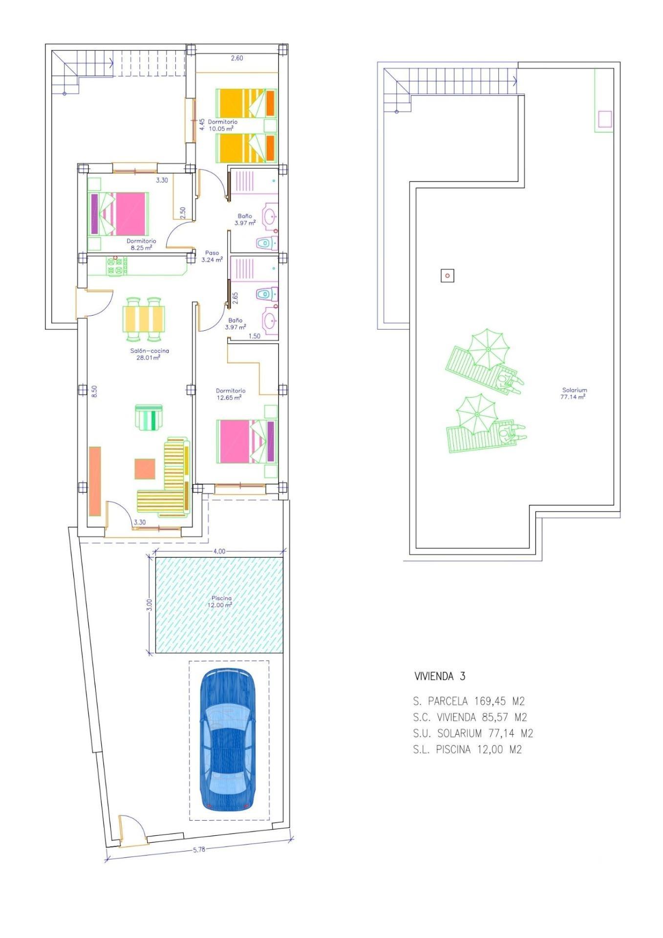 Venta de villa en San Javier