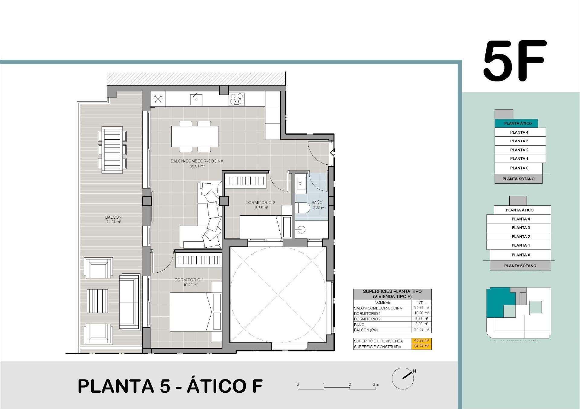 Venta de Ático en Torrevieja